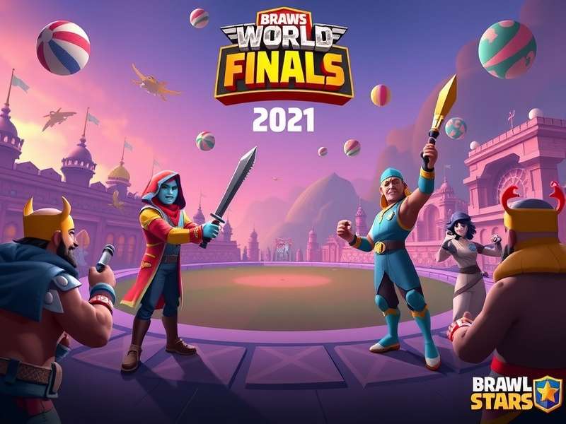 Brawl Stars World Finals 2021 में ZETA DIVISION और Tribe Gaming EU के बीच फाइनल मैच का एक्शन शॉट