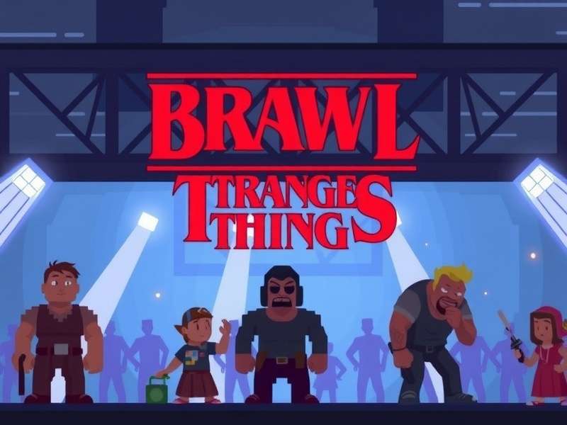Brawl Stars Stranger Things कोलैबोरेशन इवेंट बैनर