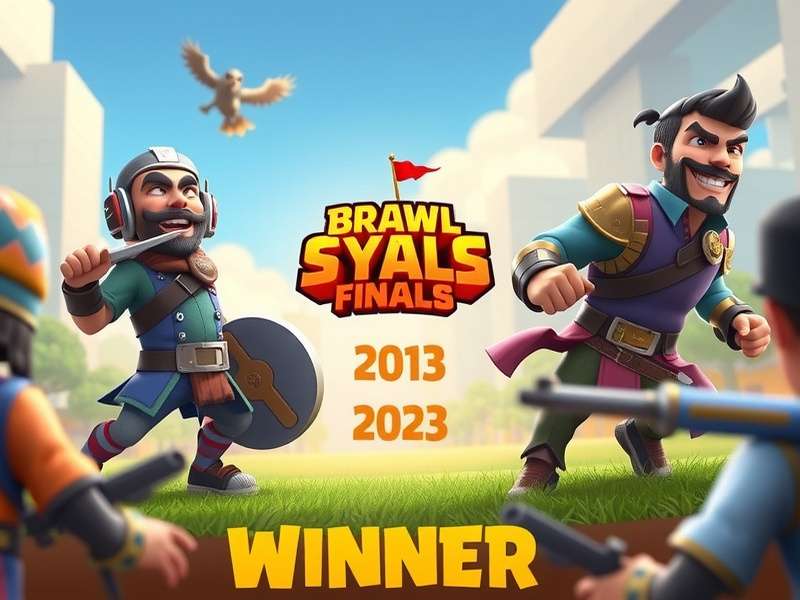 Brawl Stars World Finals 2023 Winner Team Celebrating