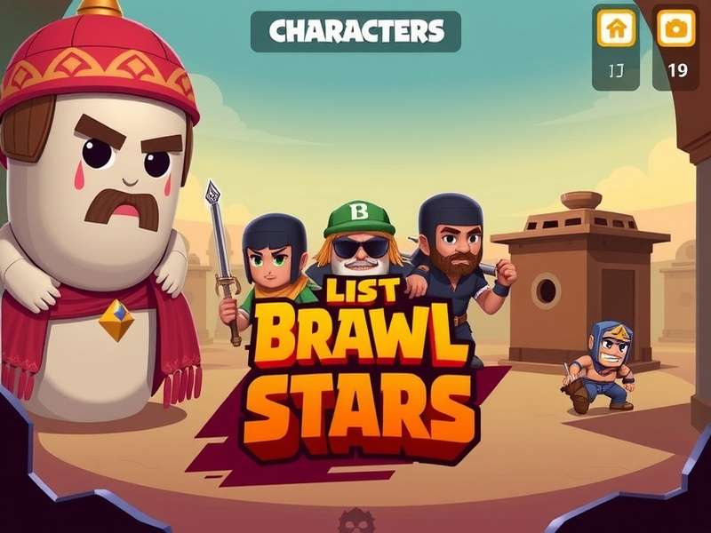 ब्रॉल स्टार्स के सभी ब्रॉलर्स की कलेक्शन इमेज