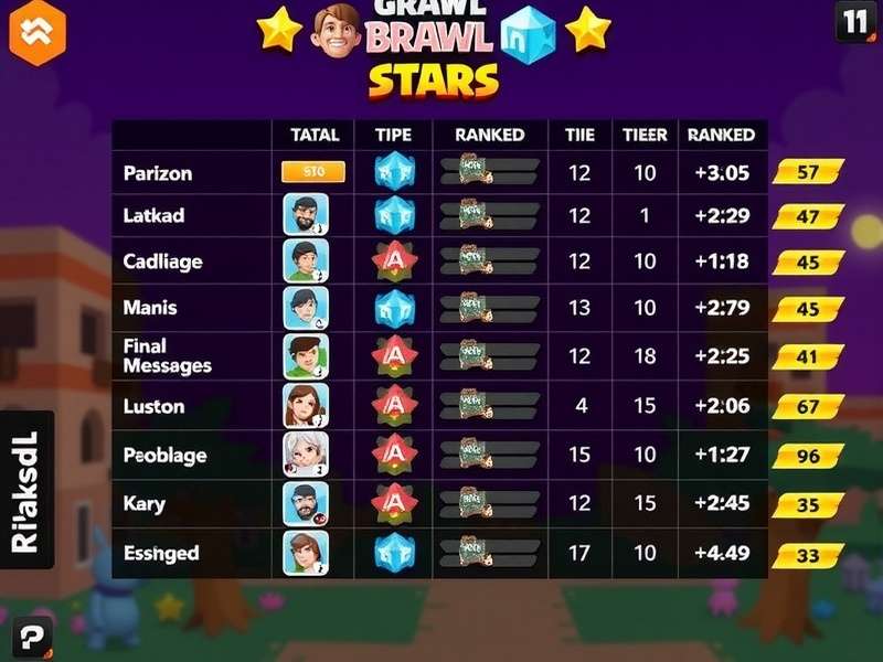 Brawl Stars Tier List 2023 Visual Representation