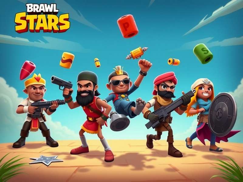 Brawl Stars के सभी पात्रों का कलेज (Collage)