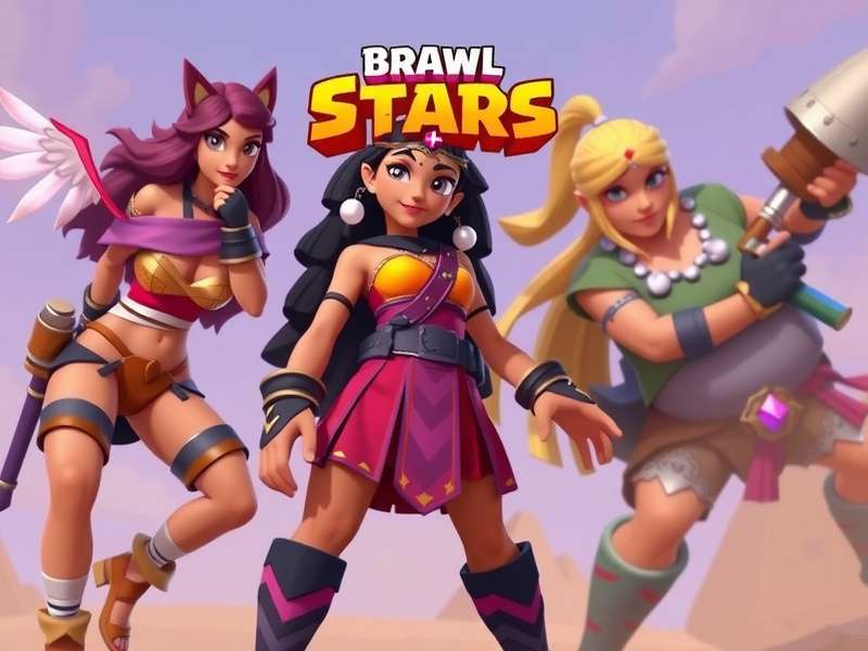 Brawl Stars की सभी महिला पात्रों का कोलाज