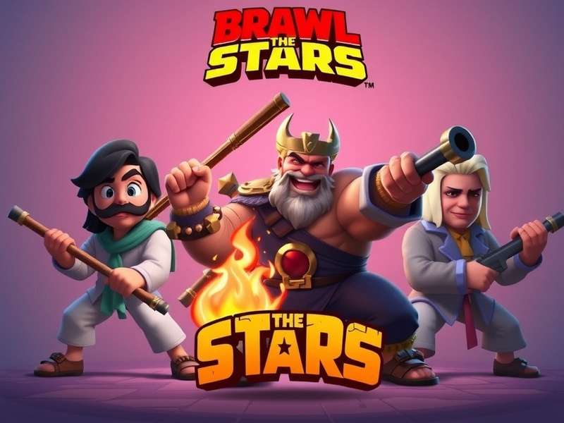 Brawl Stars Characters Battle Scene