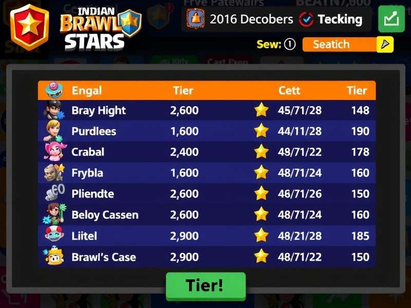 Brawl Stars Tier List October 2025 Graphical Representation