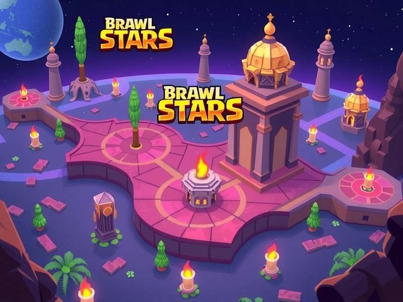 Brawl Stars World Finals 2025 location speculation graphic showing potential venues in India