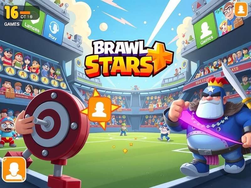 Brawl Stars gameplay on a mobile phone