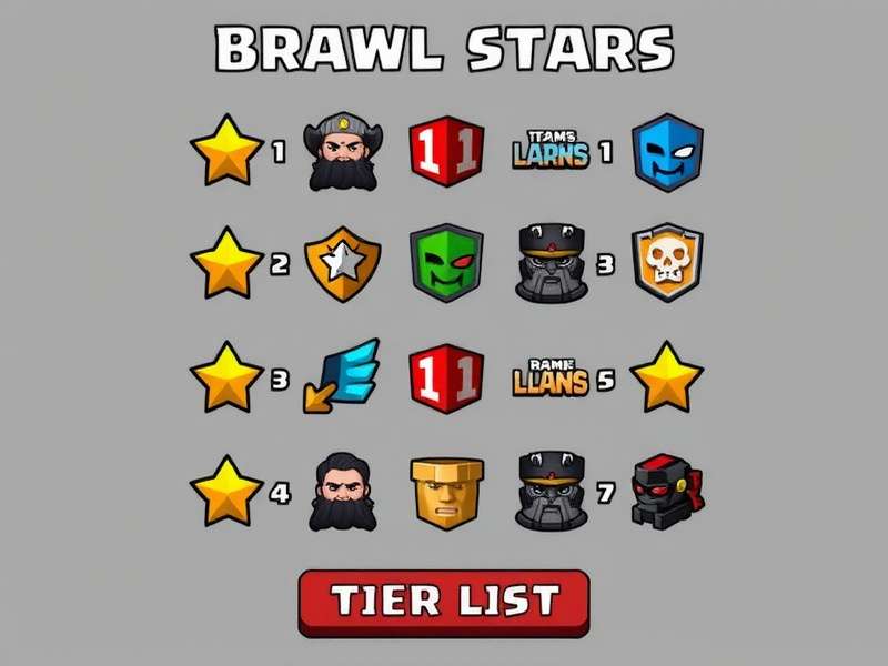Brawl Stars 2025 Tier List Visual Ranking of Brawlers