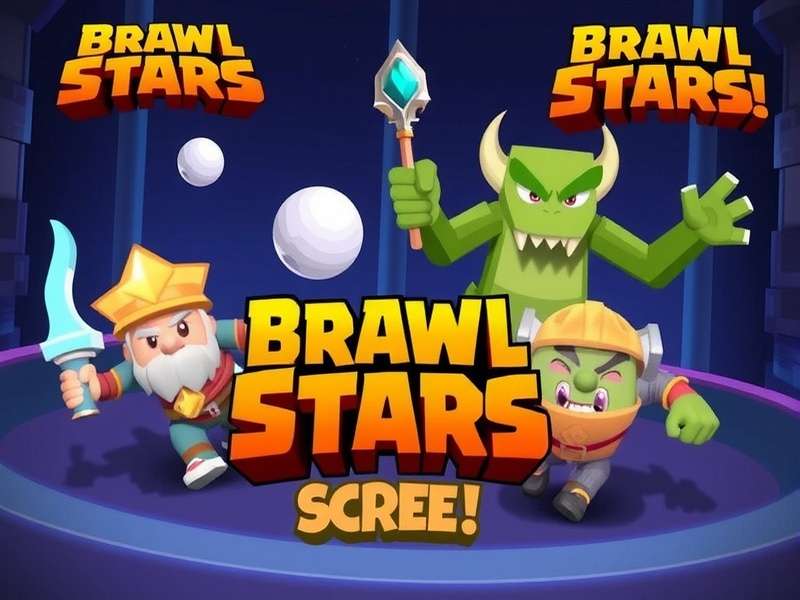 Brawl Stars gameplay featuring multiple brawlers in action