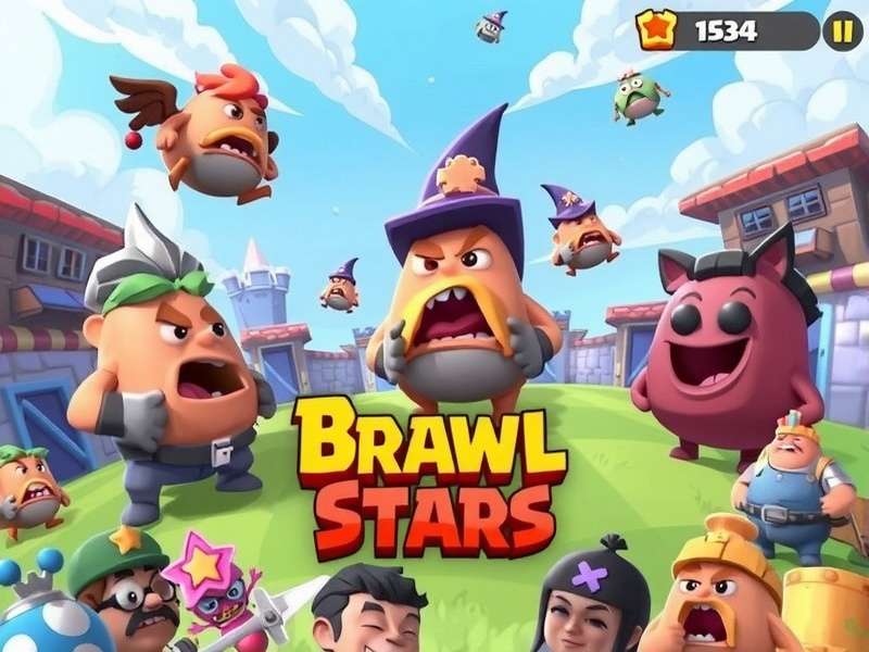 Brawl Stars gameplay core mechanics showing characters and abilities