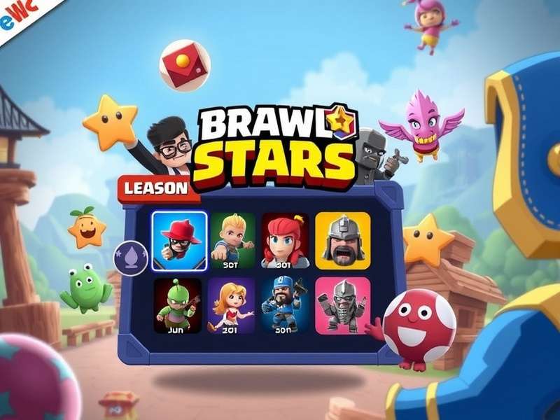 Brawl Stars action-packed gameplay scene on a mobile device