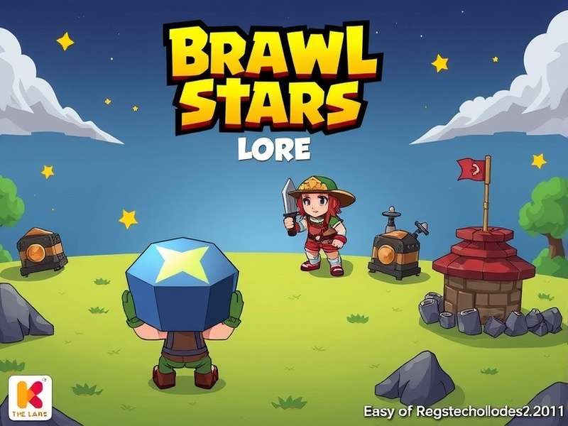 Mysterious theme park at night with neon lights