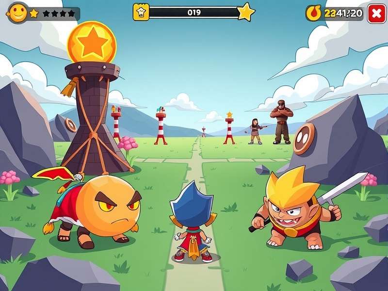 Brawl Stars gameplay collage showing intense team battles and characters