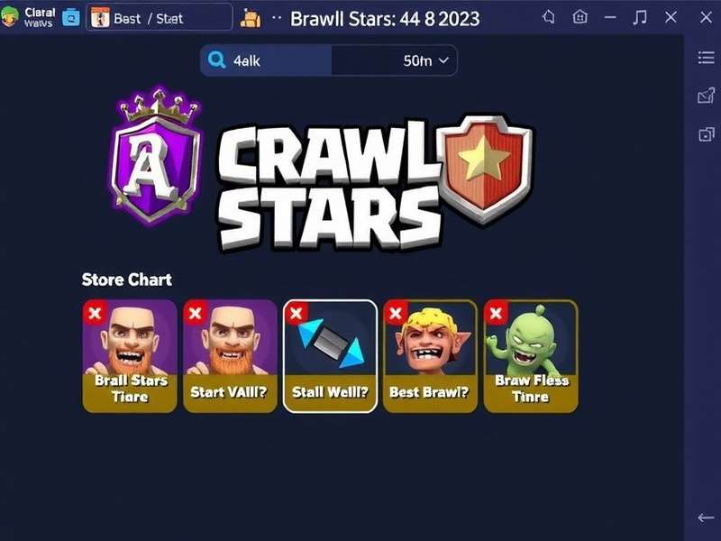 Brawl Stars Store Interface on Mobile