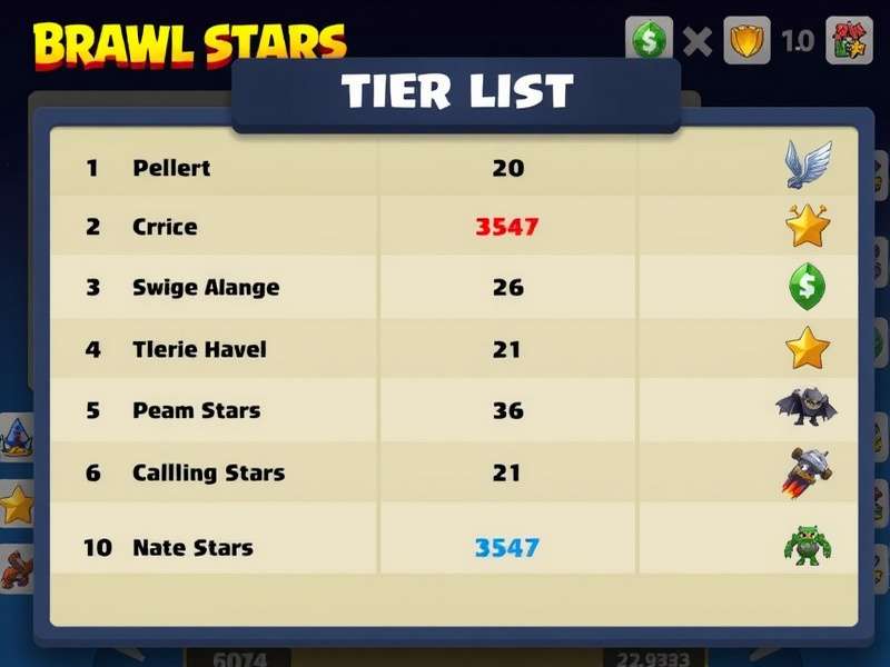 Brawl Stars December 2024 Meta Tier List Visualization