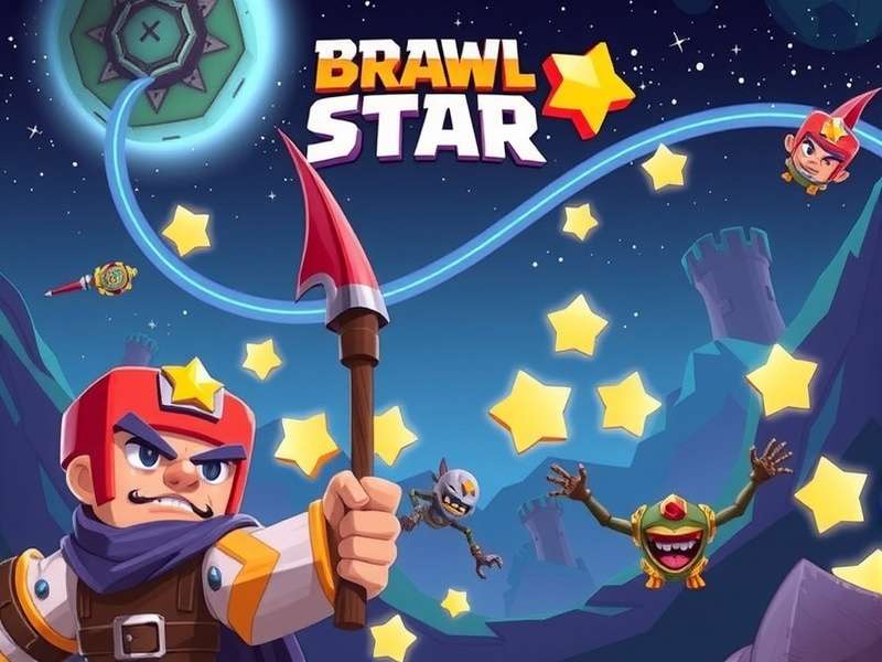 Brawl Stars competitive gameplay showing characters in action