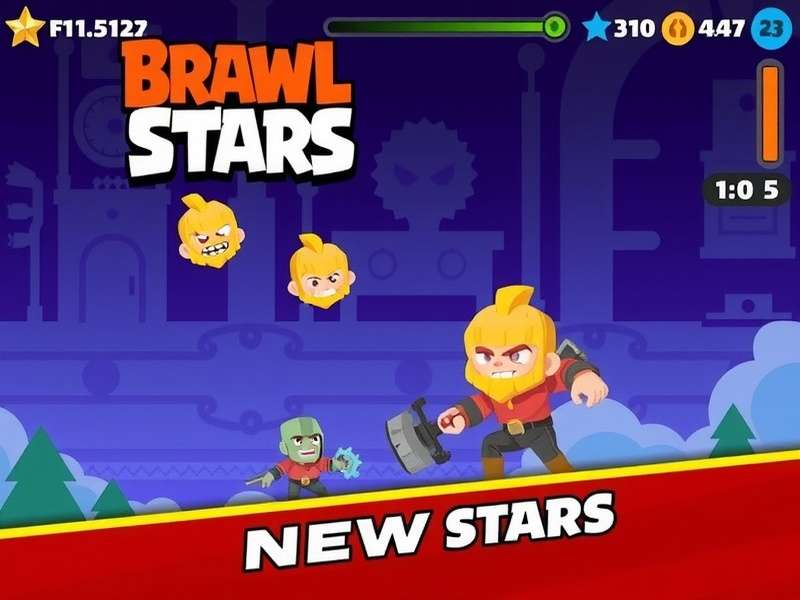 Brawl Stars Free Download – Hero Banner showing game characters and Indian community