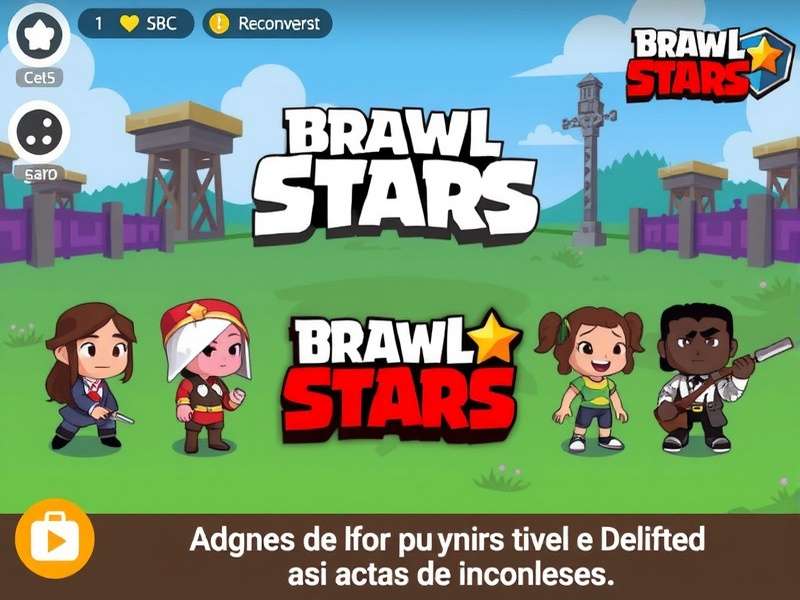Brawl Stars Indian players community event with mobile devices and game characters
