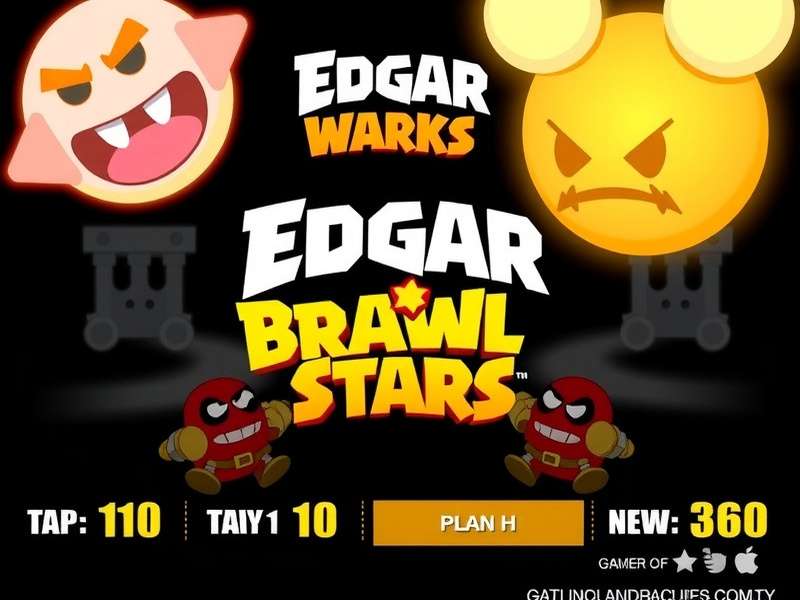 Edgar from Brawl Stars – official render with hoodie and fists ready
