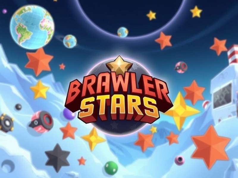 Brawl Stars India banner featuring top brawlers and the Indian flag colors