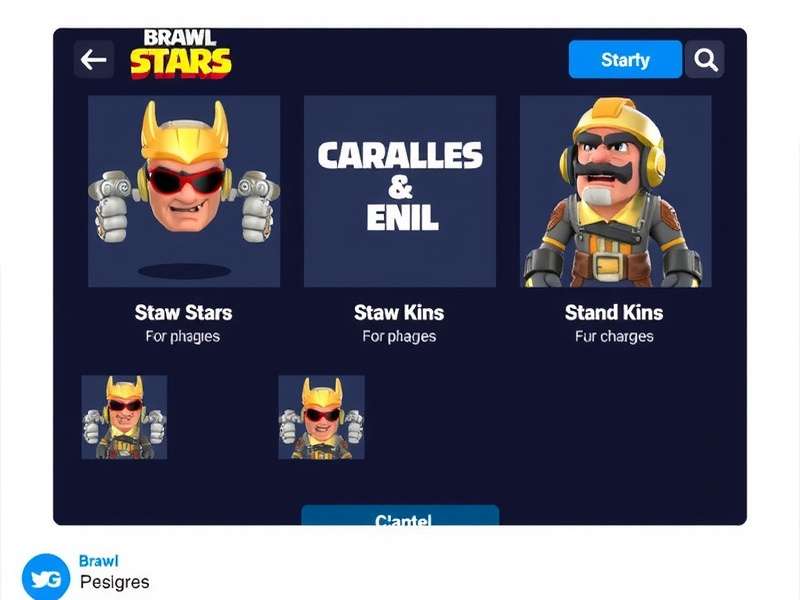Brawl Stars Characters Skins collage showing top brawlers with rare skins, ranked for Indian players